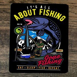 Mouse‎ Pad Its All About Fishing